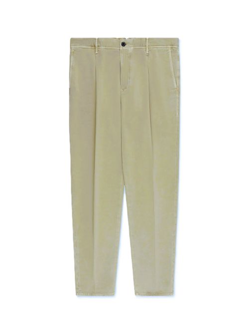 Pantalone tapered fit kaki Incotex Slacks | 18S10090936525